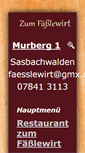 Mobile Screenshot of faesslewirt.de